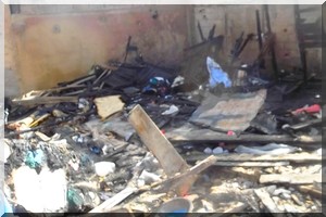 Le feu ravage un domicile familial à Nouadhibou