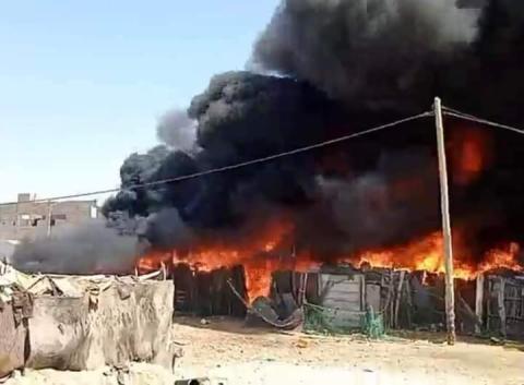 Nouadhibou : un violent incendie ravage des baraques à Lereygib