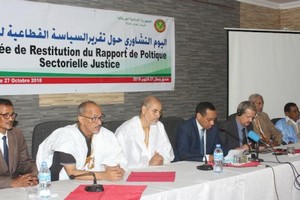 Mauritanie : Restitution du rapport sur «la politique sectorielle de la justice, 2019-2029» [PhotoReportage]