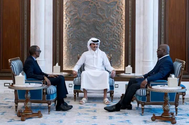 Est de la RDC: Félix Tshisekedi et Paul Kagame se sont entretenus au Qatar
