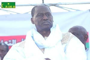 Le candidat Kane Hamidou Baba préside un meeting électoral à N'Tekane
