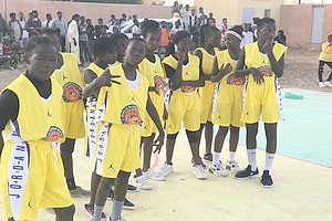 [Photoreportage] Basketball:  Le Centre Kary Fall feu Tatoum souffle sa première bougie à Rosso  