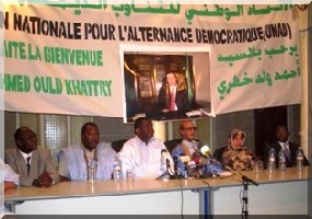 Ahmed Ould Khatry adhère à l’UNAD. 