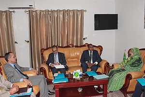 La ministre de l’Agriculture tient une réunion de travail avec le directeur général de l’Organisation arabe pour le développement agricole