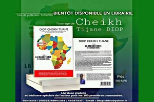 La parution d'un livre par Diop Cheikh Tijane :  La Mauritanie Et l'Afrique Noire