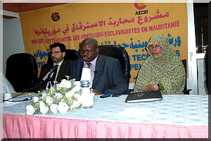 La CLTM proteste contre l’interdiction du meeting de lancement de sa campagne de sensibilisation sur l’arsenal juridique sur l’esclavage à Sebkha