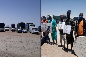 Au Maroc, des transporteurs sénégalais piégés en plein désert à la frontière mauritanienne à cause du coronavirus