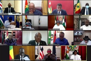 Coup d'État au Mali: quelques divergences à la Cédéao durant le sommet virtuel