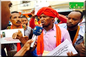 Manifestation devant l’ambassade d’Arabie Saoudite à Nouakchott