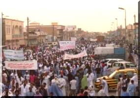 Imposante marche de l’opposition mauritanienne à Nouakchott