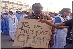 Manifestation à Nouakchott contre