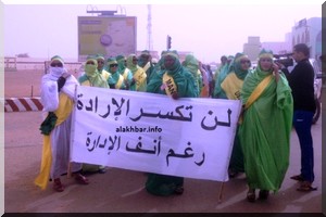 Journée du 8 mars: des femmes dans les rues de Zoueirat en soutien aux grévistes de la SNIM