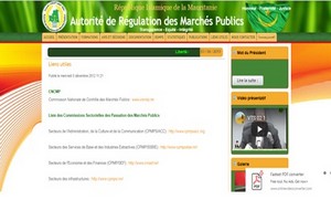Marchés publics: Tous les sites des commissions sectorielles en panne