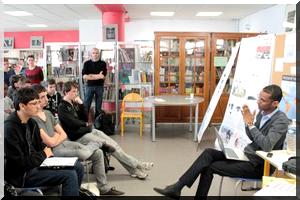 Lille : un journaliste mauritanien au lycée Baggio pour parler liberté de la presse