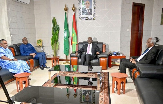 Ould Merzoug reçoit les diplomates du Sénégal, de la Côte d’Ivoire, de la Gambie et du Mali