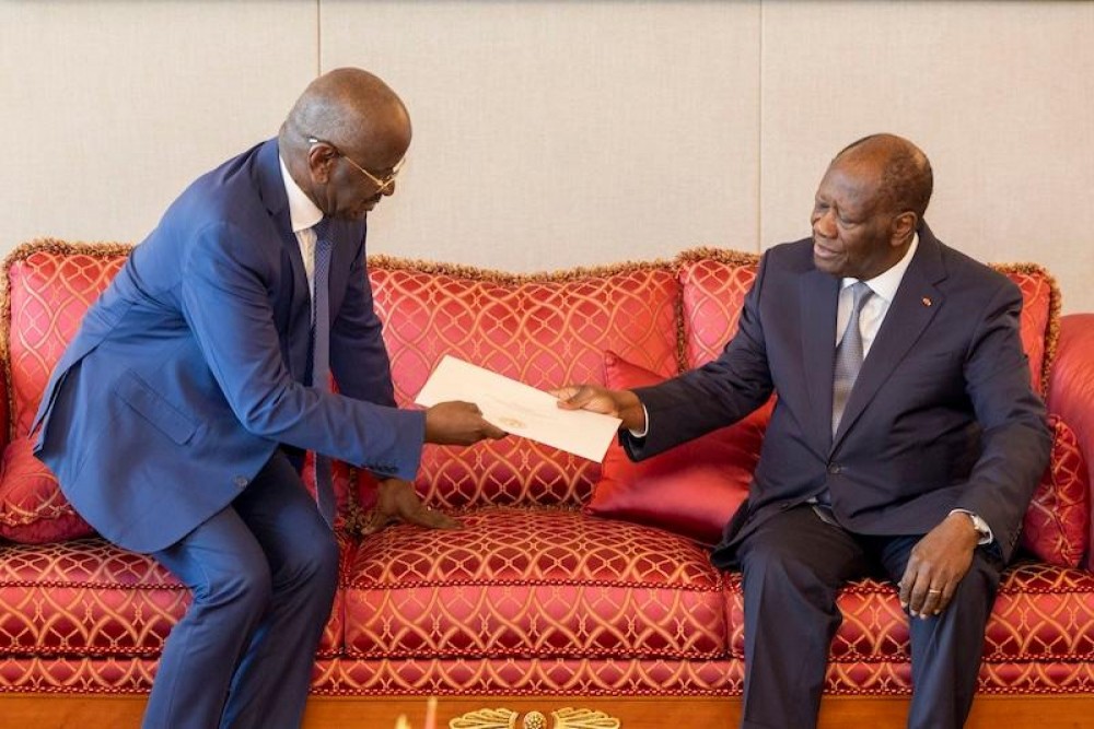 Côte d'Ivoire : Alassane Ouattara a échangé avec le Ministre des Affaires Étrangères de la Mauritanie