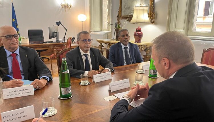 Le ministre de l’Agriculture tient une séance de travail avec son homologue italien