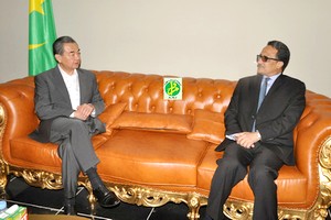 Le ministre chinois des affaires étrangères en visite en Mauritanie