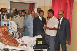 Le ministre de la santé visite des structures sanitaires à Nouakchott