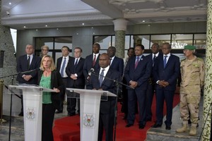 Visite de Federica Mogherini au Burkina Faso