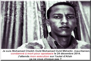 Mauritanie - Reporters sans frontières (RSF) et 23 organisations demandent la libération d'un blogueur mauritanien condamné à mort pour apostasie.