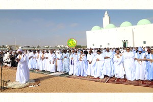 Le Président de la République effectue la prière de l’Aïd El Ad’hâ à la Mosquée Ibn Abass