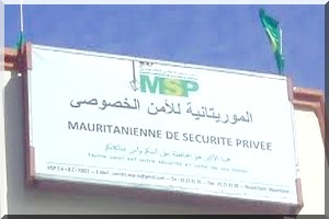 Mauritanienne de Sécurité Privée (MSP): Communiqué