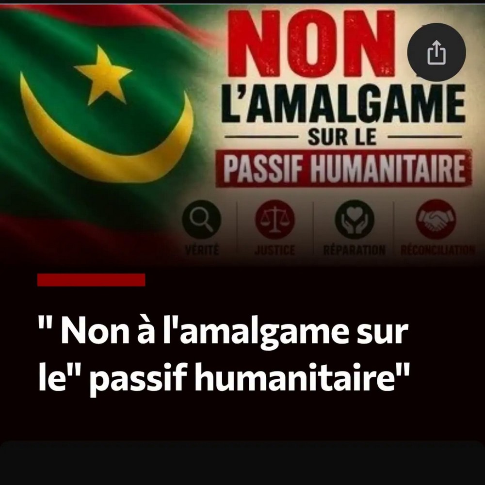 Pétition : non à l'amalgame sur le "Passif humanitaire"!