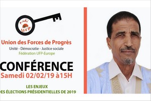Mohamed Ould Maouloud de l’UFP en conférence à Paris