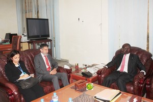 Le ministre de l’intérieur s’entretient avec le directeur régional de l’Office de l’ONU contre la drogue