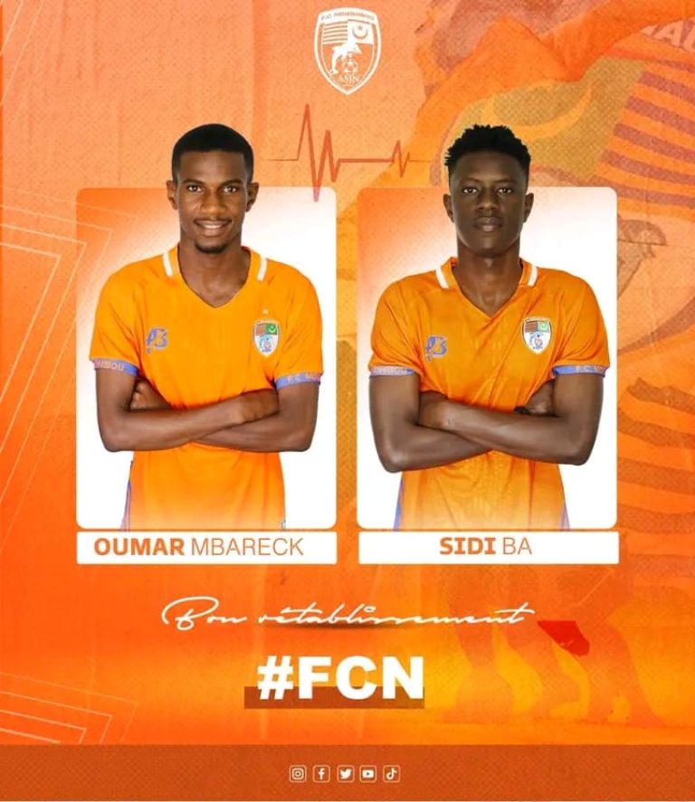 Mauritanie – Nouadhibou FC : Oumar Mbareck et Sidi Ba opérés avec succès en Tunisie