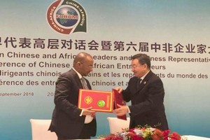 Signature d’un mémorandum d’entente entre le patronat mauritanien et le Conseil chinois pour le commerce international