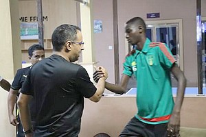 Le Président de la FFRIM encourage les U-17 !
