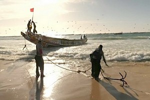 Grève de pêcheurs mauritaniens contre l'interdiction d'employer des étrangers