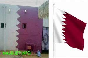 Mauritanie: Il peint sa maison aux couleurs du Qatar en guise de soutien à l’Emirat 