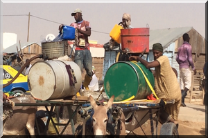Pénurie d’eau au quartier Lemgheïty à Nouakchott