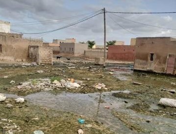 Riad : Après la pluie, les eaux stagnantes campent le décor