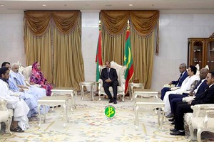 Le Président de la République reçoit une délégation de partis politiques de la majorité 