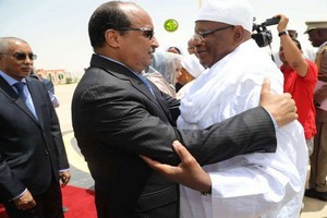 Le président malien, en visite en Mauritanie