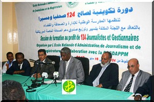 Cérémonie de clôture de formation des Journalistes et Gestionnaires:Les lauréats primés par l’ENAJM