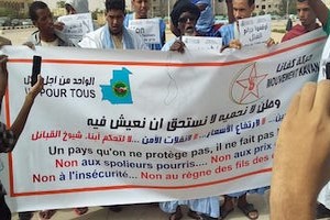 Mauritanie: sit in pour réclamer la sécurité dans les quartiers de Nouakchott [PhotoReportage]
