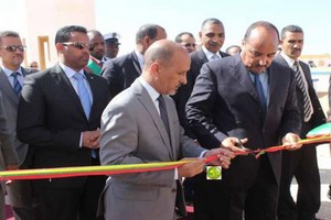  Le Président de la République inaugure l’extension et la réhabilitation du réseau de distribution d’eau potable dans la ville de Nouakchott 