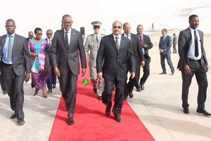 Sommet UA de Nouakchott : Kagamé,...arrivée des Chefs d’Etat et de Gouvernement [PhotoReportage]