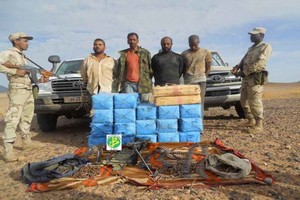 Saisie de 3,3 tonnes de drogue en Mauritanie