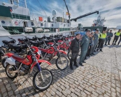 L’Espagne fait don de 25 motos à la « sécurité routière » en Mauritanie