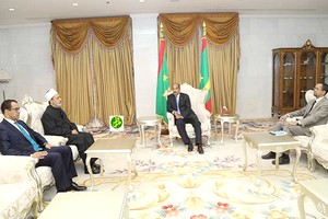 Le Président de la République reçoit le Sheikh d'Al-Azhar 