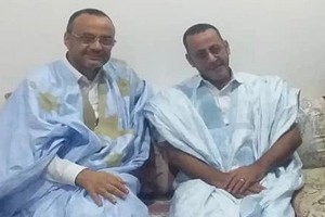 Le candidat Ould Boubacar rend visite aux deux blogeurs libérés