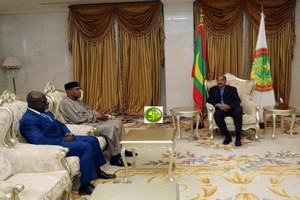 Le Président de la République reçoit Mohamed Ibn Chambas représentant spécial du Secrétaire général de l'ONU