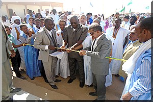 En images : Le Directeur Général de l’agence nationale TADAMOUN inaugure une école fondamentale à Ghabou