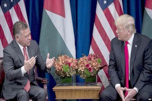 Trump informe le roi de Jordanie de son intention de transférer l'ambassade à Jérusalem